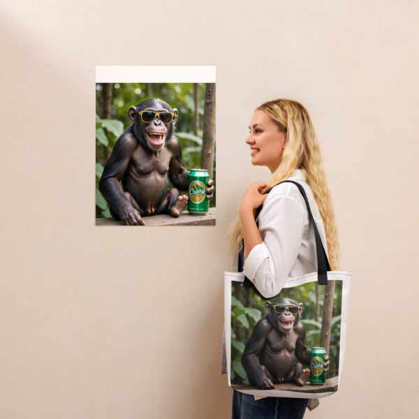 Stoffbeutel “Monkey with Chang Beer”
