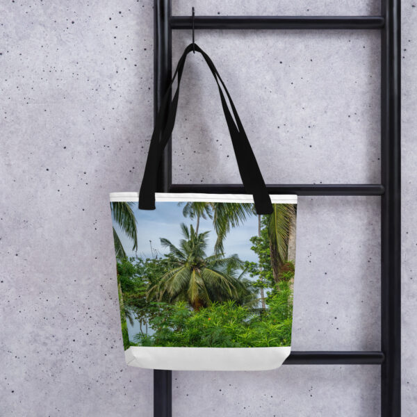Stoffbeutel “Palm trees in Don Sak, Thailand”