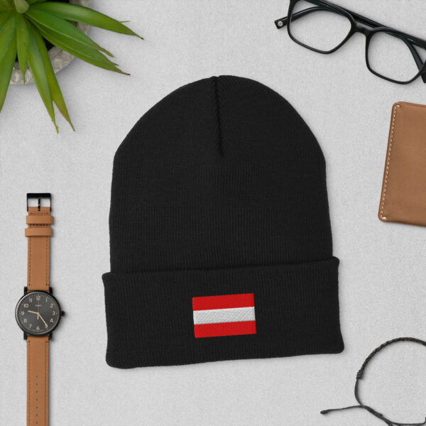 Umgeschlagene Beanie