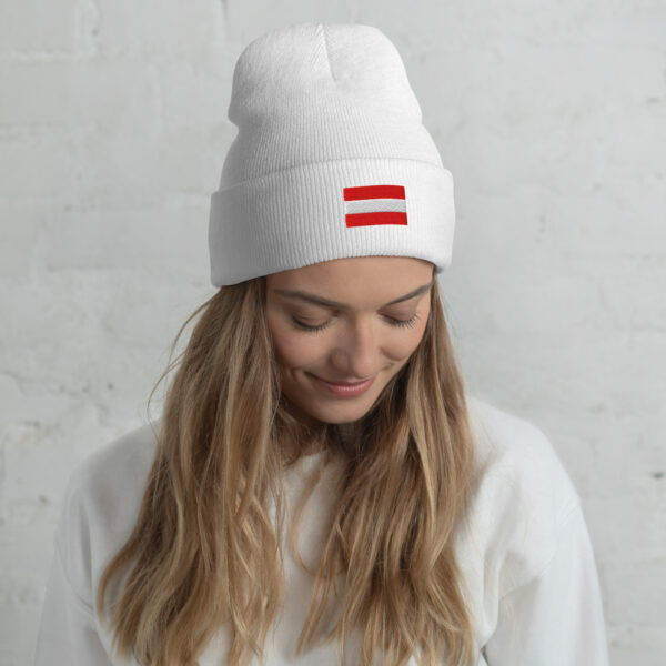 Umgeschlagene Beanie