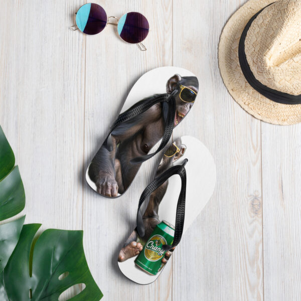 Flip-Flops “”Monkey with Chang Beer 2”