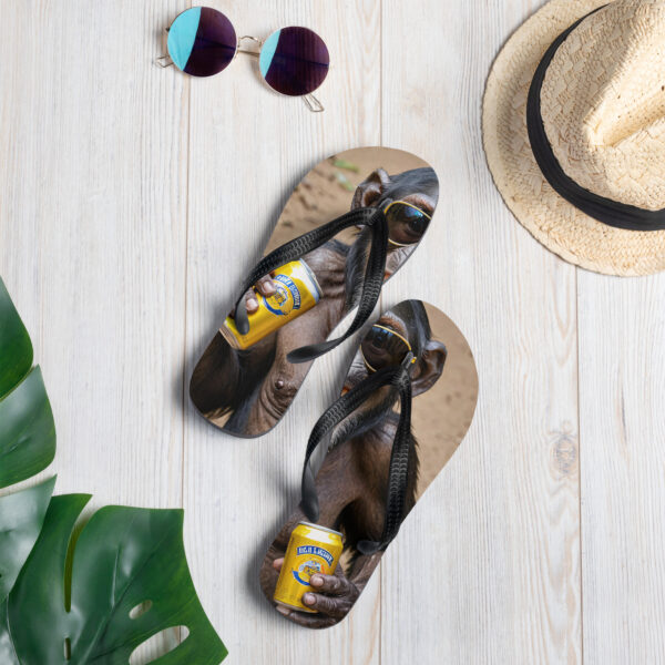 Flip-Flops “Monkey with Beer 2”