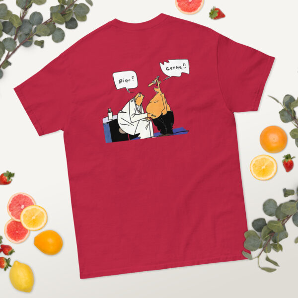 Klassisches Unisex T-Shirt “Bier? Ja gerne”