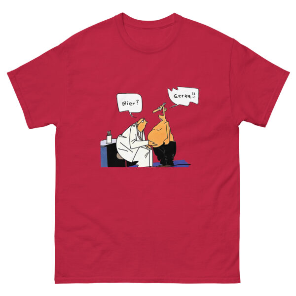 Klassisches Unisex T-Shirt “Bier? Ja gerne”
